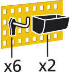 GYS Fastening Storage Set 051362 for SPEEDLINER and GYSLINER