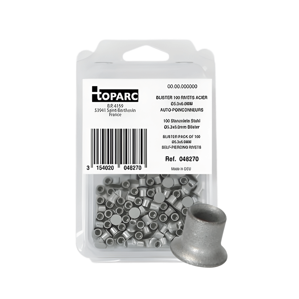 Pack+of+100+Self+Piercing+Rivets+5.3x6mm+(048270 Pack+of+100+Self+Piercing+Rivets+5.3x6mm+(048270