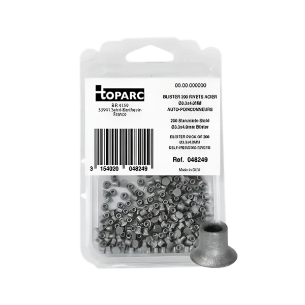 Pack+of+200+Self+Piercing+Rivets+3.3x4mm+(048249)+(1) GYS self-piercing steel rivets 048249