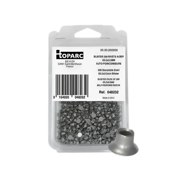 Pack of 200 Self Piercing Rivets GYS self-piercing steel rivets 048232