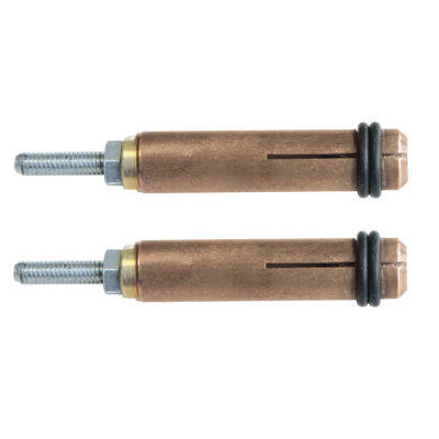 Set of 2 stud holder chucks 4mm